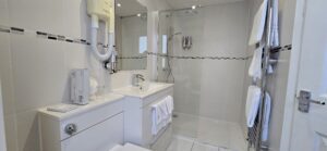 Seaview Twin Double with Walk in Shower | The Empress Hotel