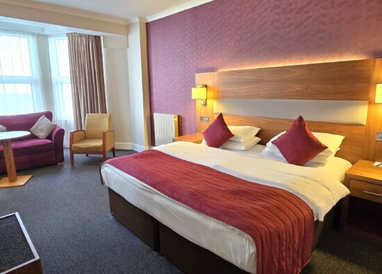 Seaview Double Room at The Empress Hotel, Isle of Man